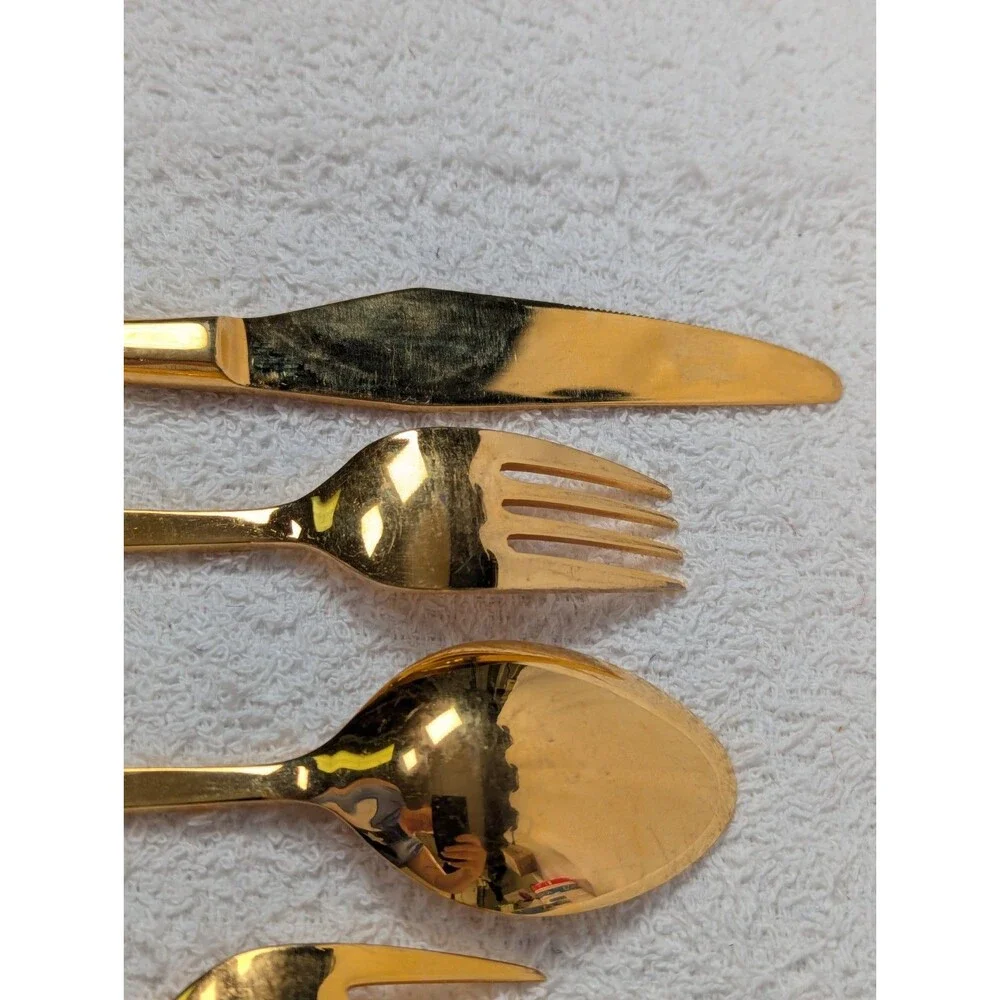 Stanley Roberts - Gold Valentine - Gold Electroplate - Rogers Co Flatware